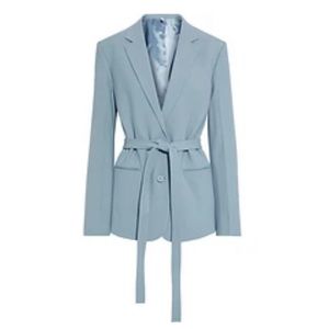 HELMUT LANG Belted twill blazer